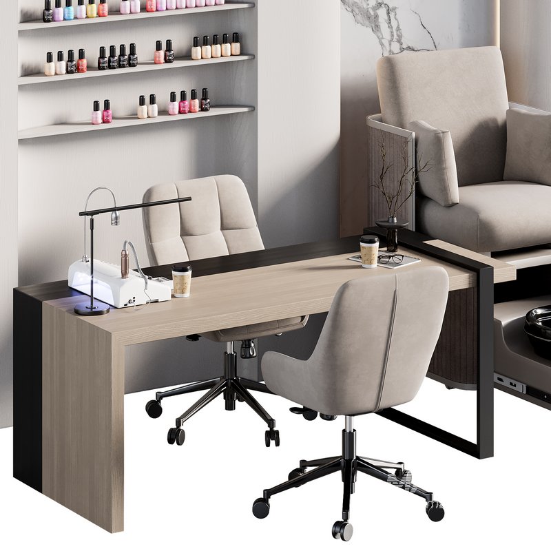 Manicure & pedicure area in the beauty salon 05 - Image 3