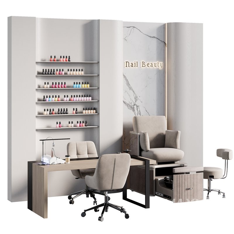 Manicure & pedicure area in the beauty salon 05 - Image 5