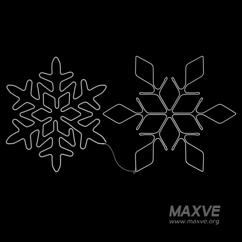 Snowflakes Neon - Image 2