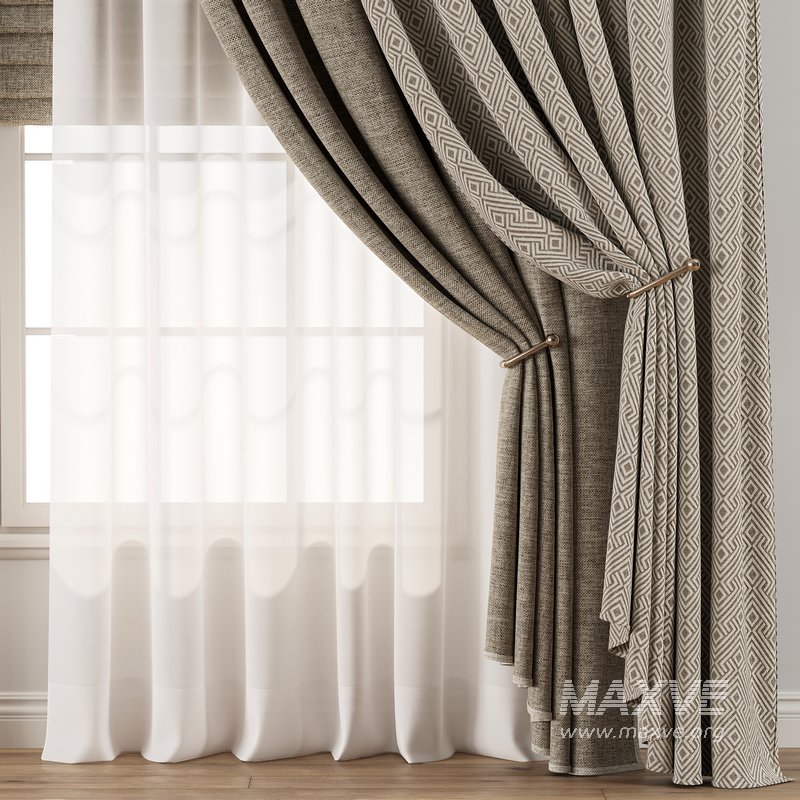 Curtain with tulle 44 - Image 3