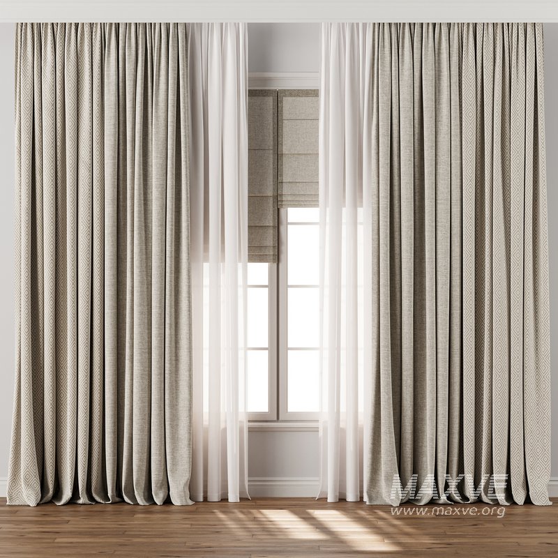 Curtain with tulle 46 - Image 2