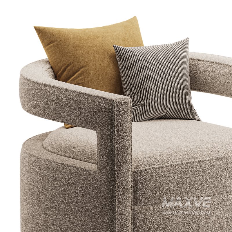 Kennedy Velvet Swivel Chair - Image 13