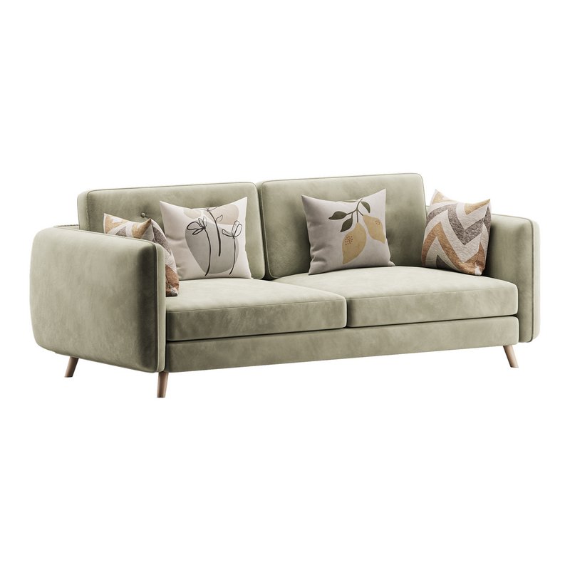 Contemporary Modern Grey 3-seater Sofa - Image 3