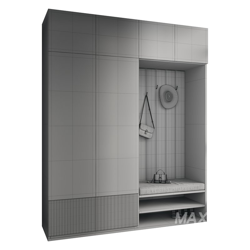 Hallway area with a minimalistic hanger 2 - Image 14