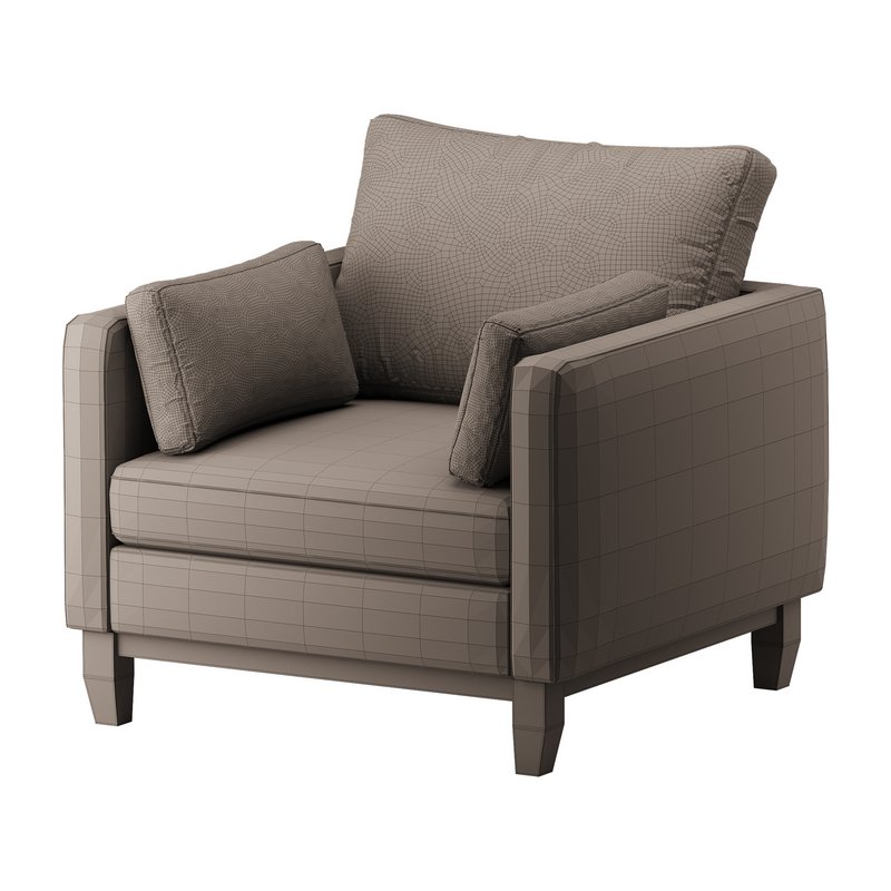 Modern Farmhouse Loose Pillow Armchair - Image 14