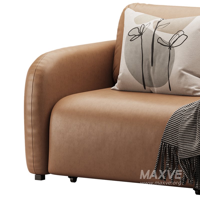 Sofa Lavi Velvet Beige - Image 9