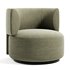 K-WAITING Swivel Fabric Armchair By Kartell - Thumbnail 1
