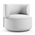K-WAITING Swivel Fabric Armchair By Kartell - Thumbnail 2
