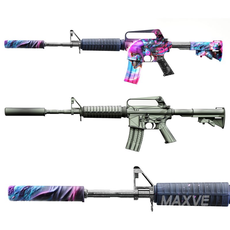 M4A1 gun for csgo 2 workshope - Image 4