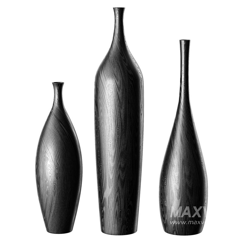 Vase Wooden - Image 3