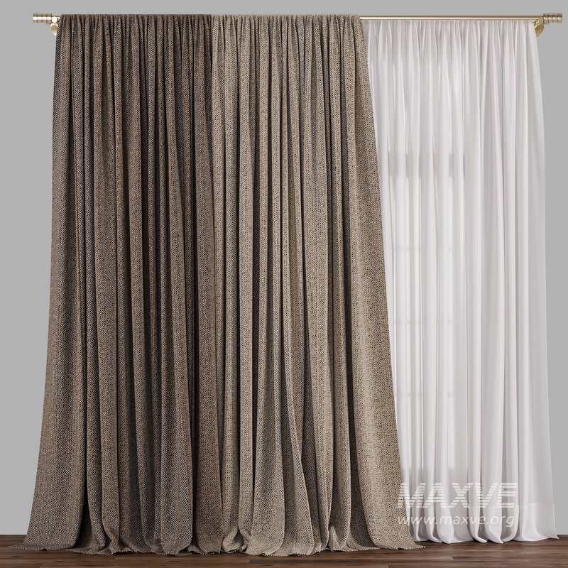 Curtain with tulle 39 - Image 2
