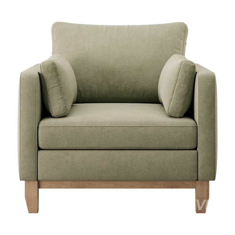 Modern Farmhouse Loose Pillow Armchair - Image 3