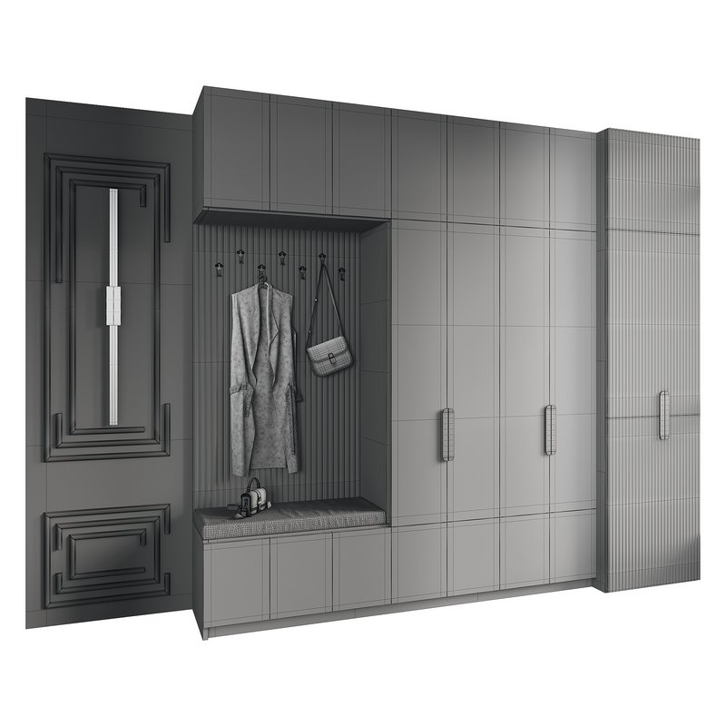 Hallway area with a minimalistic hanger 4 - Image 14