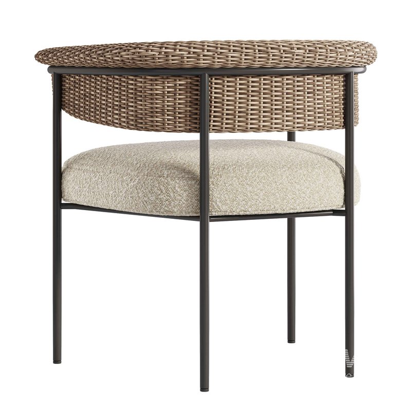 Carrie Outdoor Dining Chair-fourhands - Image 4