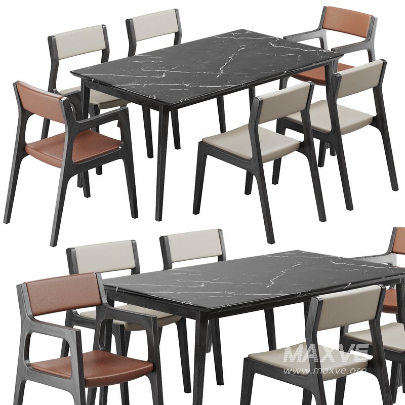 Dinning chair and table198 - Image 1