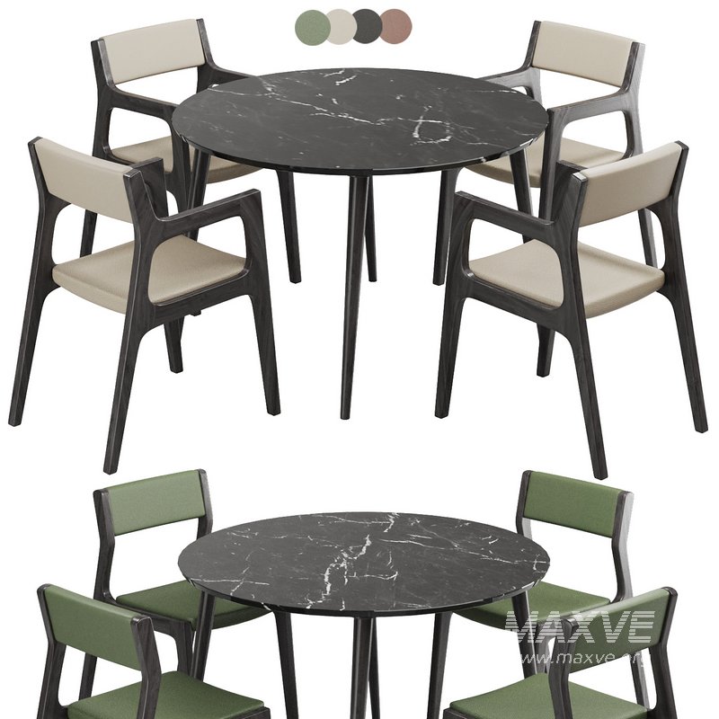 Dinning chair and table200 - Image 1