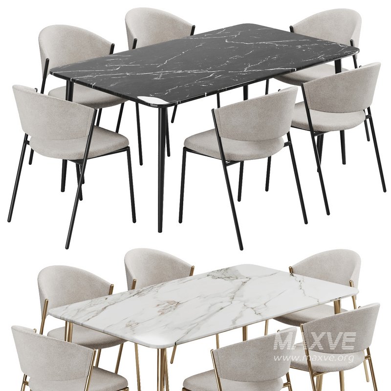 Dinning chair and table204 - Image 1