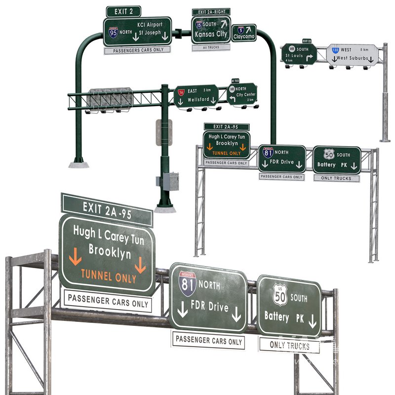 Highway & Street Sign - Image 1