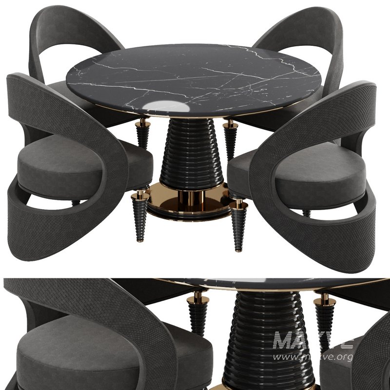 Dinning chair and table201 - Image 1