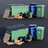 Trash Can Set 01 - Thumbnail 1