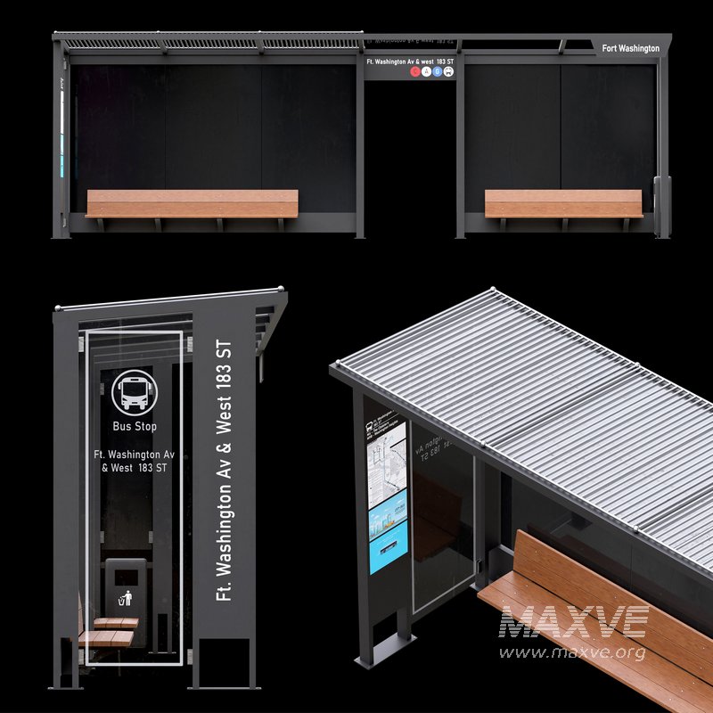 Bus Stop – Set01 - Image 3