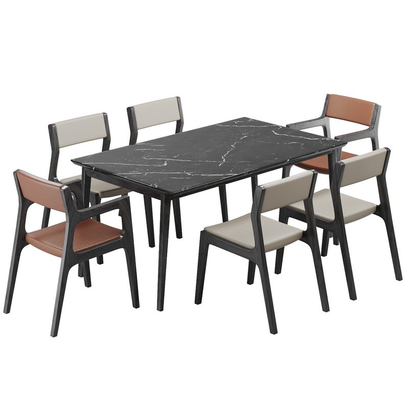 Dinning chair and table198 - Image 5