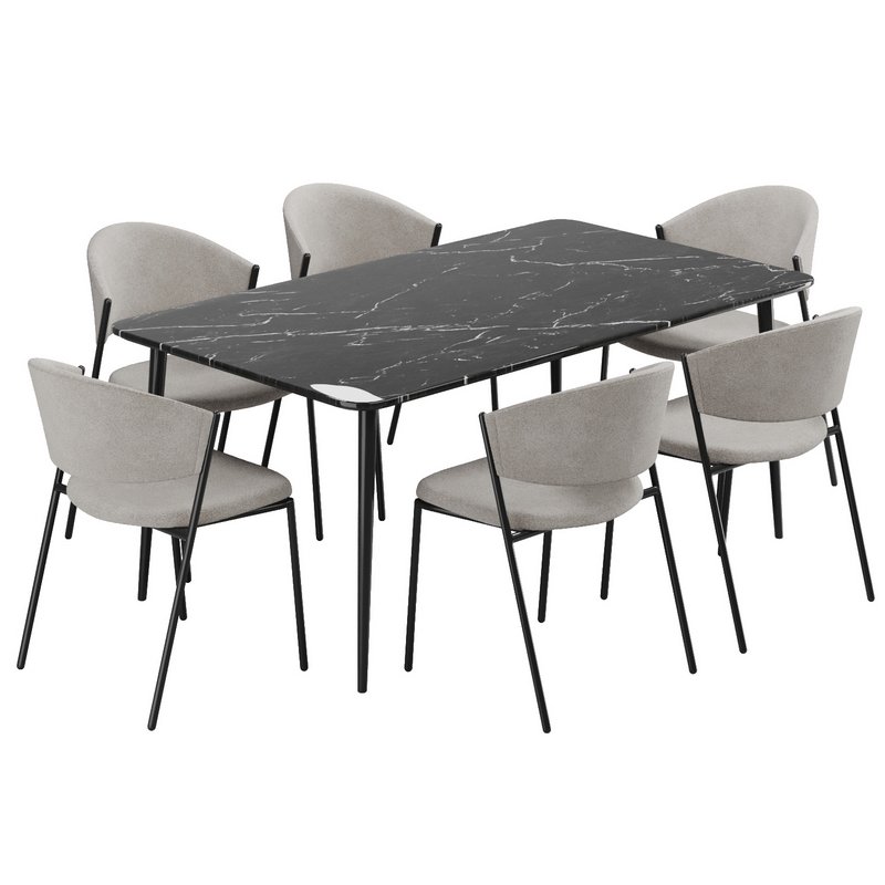 Dinning chair and table204 - Image 4