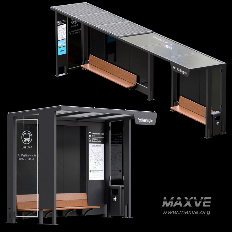 Bus Stop – Set01 - Image 5