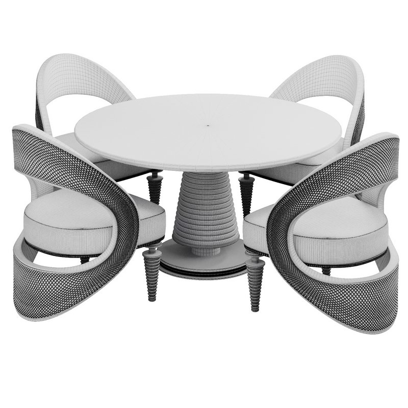 Dinning chair and table201 - Image 3