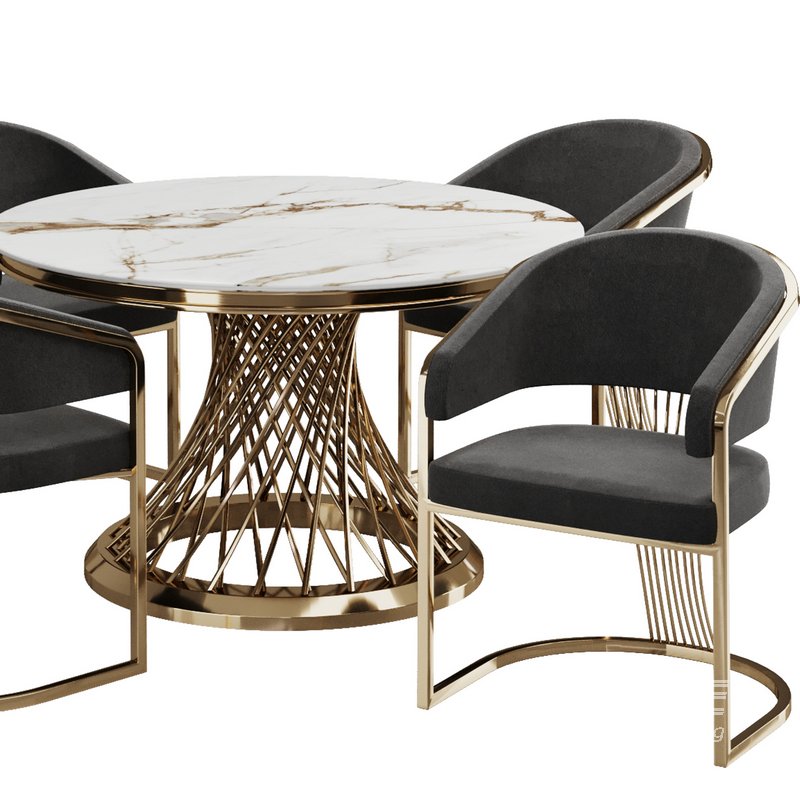 Dinning chair and table205 - Image 5