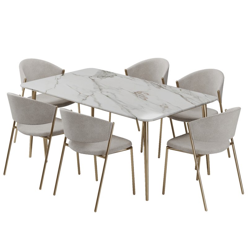Dinning chair and table204 - Image 5