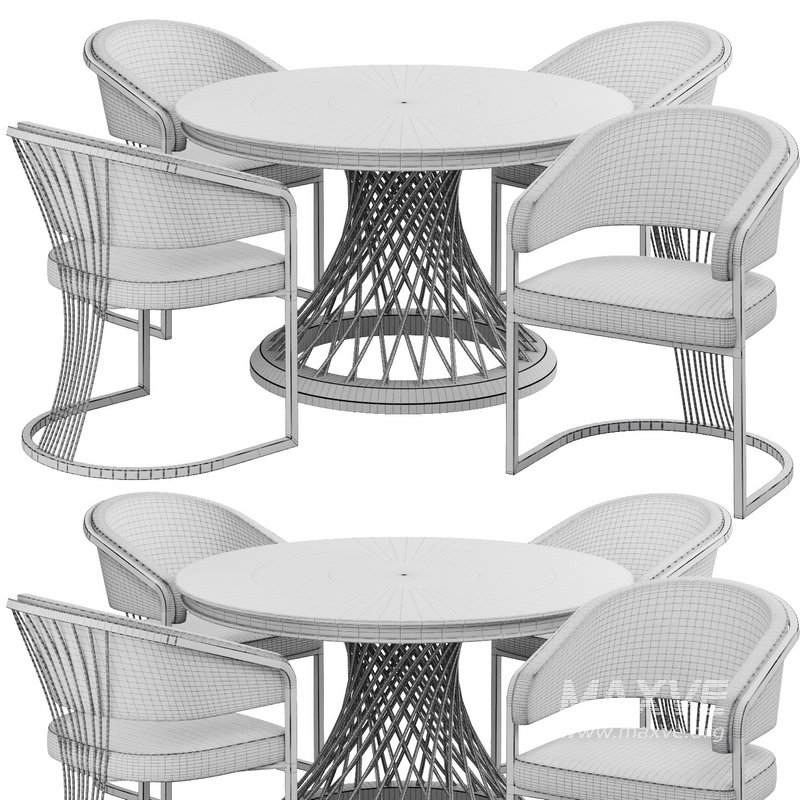 Dinning chair and table205 - Image 6