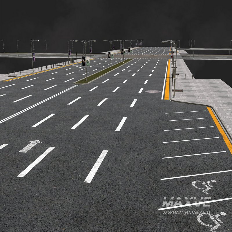 Road Pack Set 01-LowPoly-GameReady - Image 5