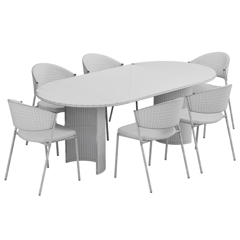 Dinning chair and table203 - Image 6