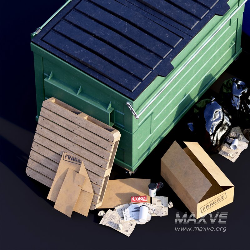 Trash Can Set 01 - Image 6