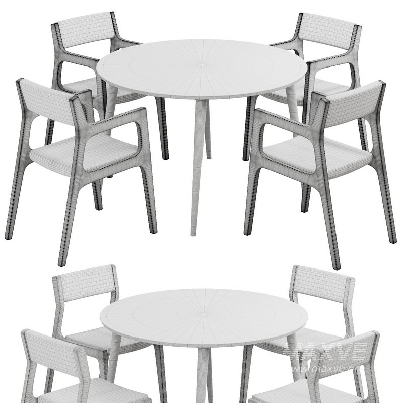 Dinning chair and table200 - Image 7