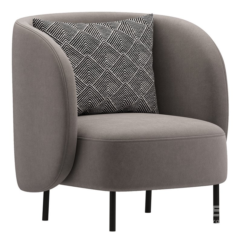 Modern Boucle Accent Chair 27.9 - Image 2