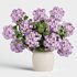 Hydrangea Bouquet in Textured Ceramic Vase 3 Color Variants - Thumbnail 4
