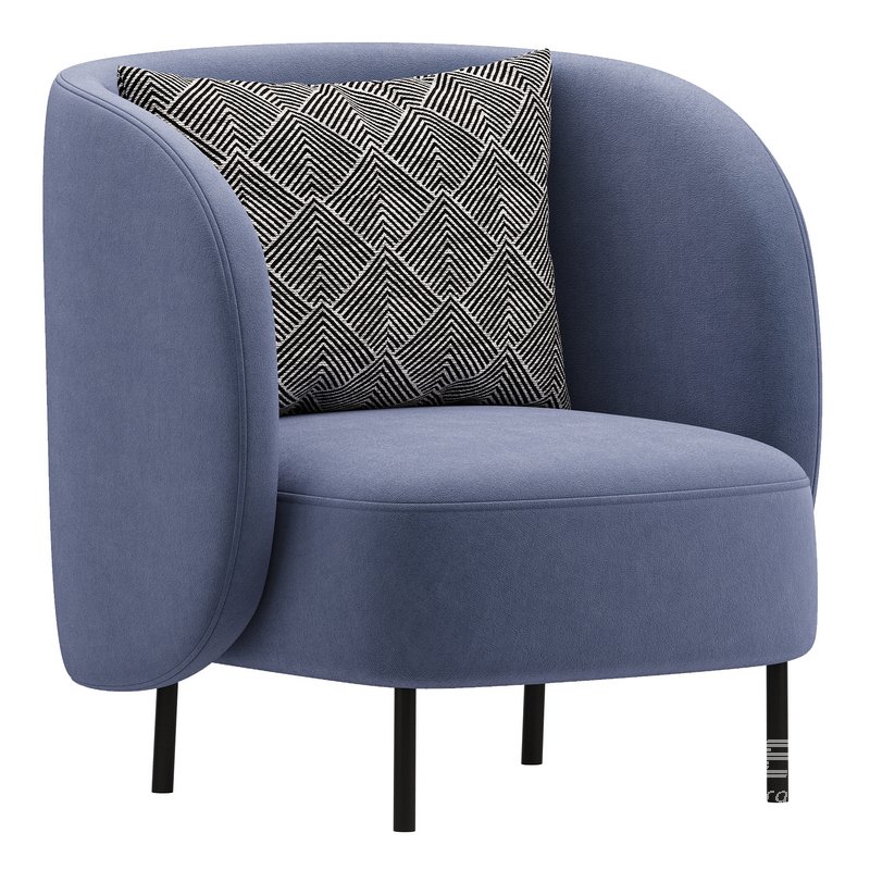 Modern Boucle Accent Chair 27.9 - Image 3