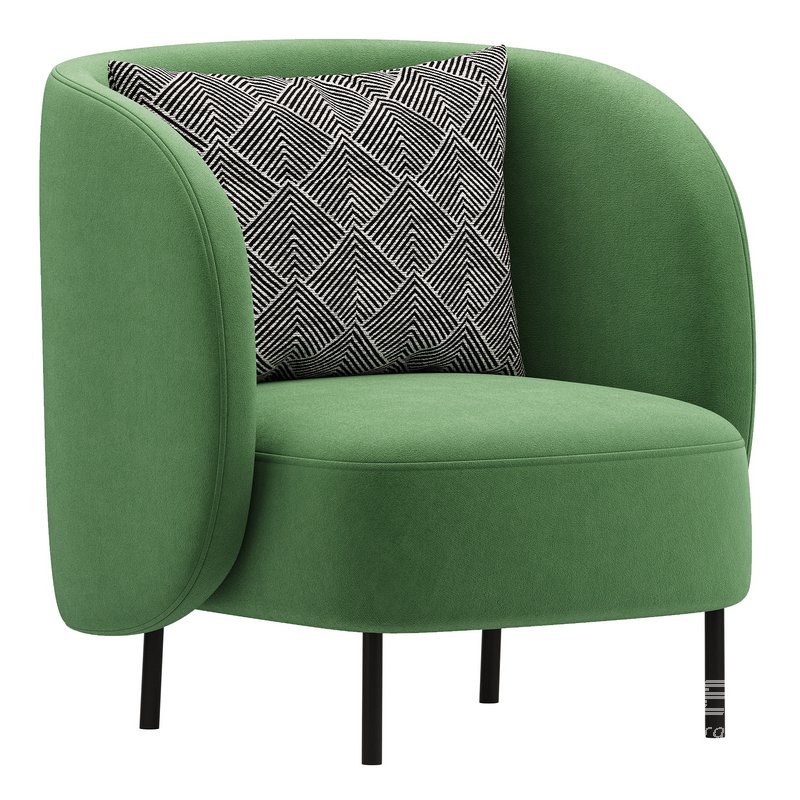 Modern Boucle Accent Chair 27.9 - Image 4