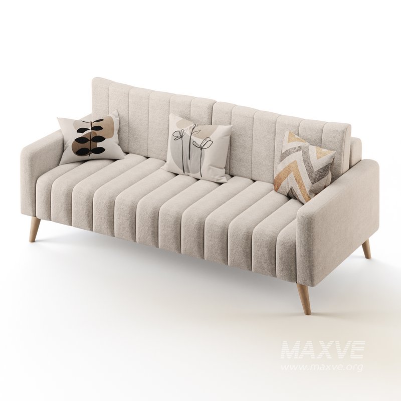 Sofa Markful Velvet Grey - Image 8