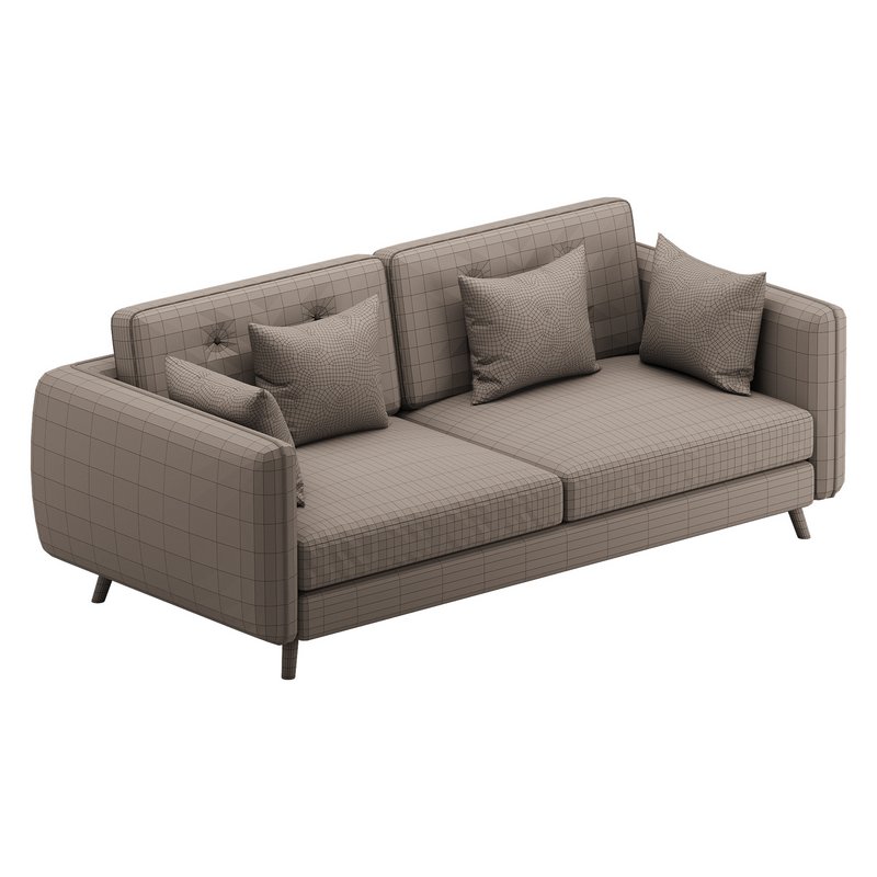 Contemporary Modern Grey 3-seater Sofa - Image 14