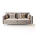 Contemporary Modern Grey 3-seater Sofa - Thumbnail 7