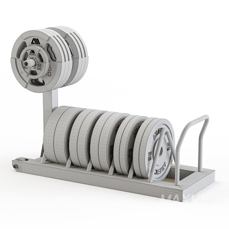 Tusker mobile weight plate rack - Image 16