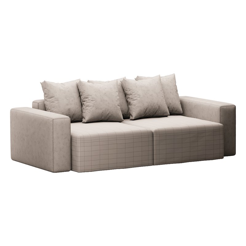 Vincent Navy Blue Retractable Sofa - Image 12