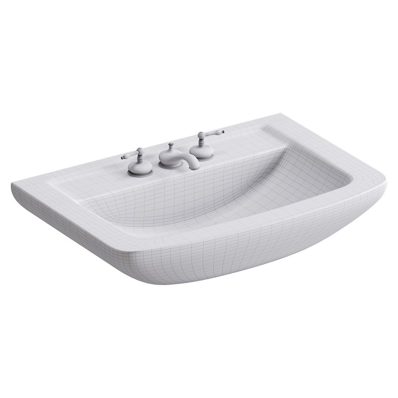 Vega Small Wall Mounted Bathroom Vessel Sink - Image 13