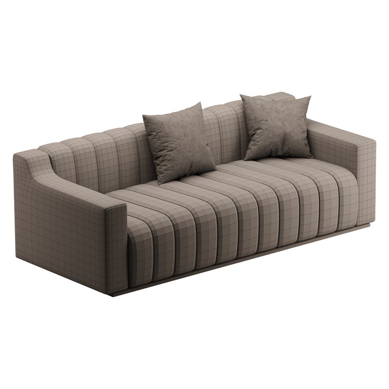 Room Simple Couch Chesterfield Fabric Sofa - Image 12