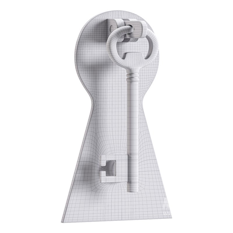 Door Knocker Black Cast Iron Key - Image 16