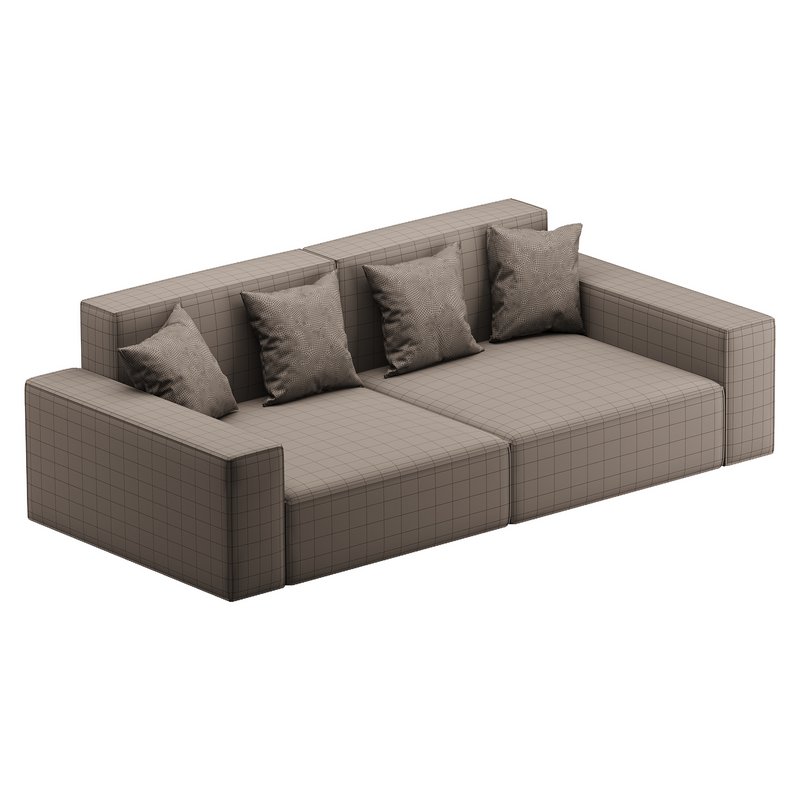 Living Spaces Use Sofa Couch in Grey - Image 13