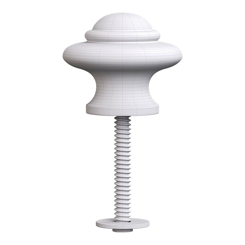 Wrought Iron Cabinet Knob Black Round - Image 14